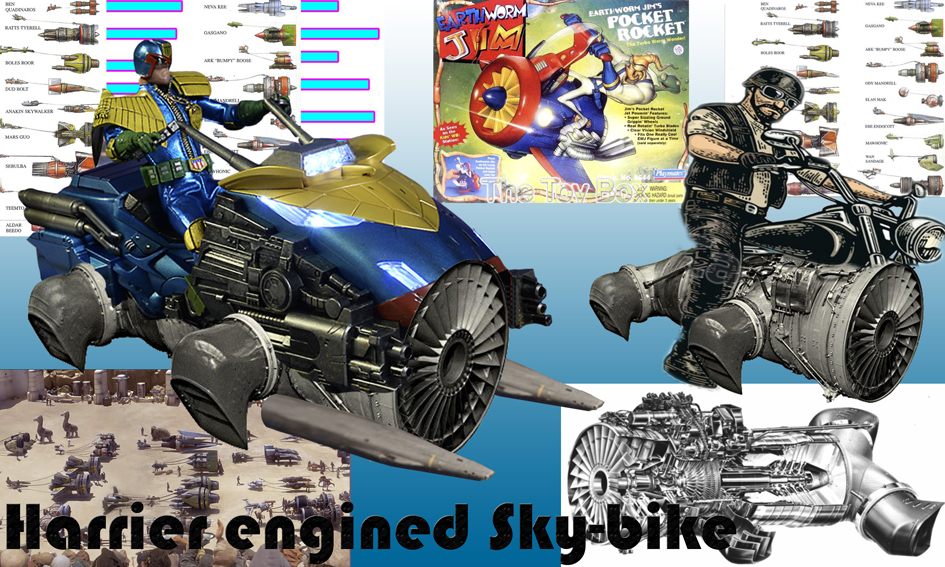 harrier engine sky bike